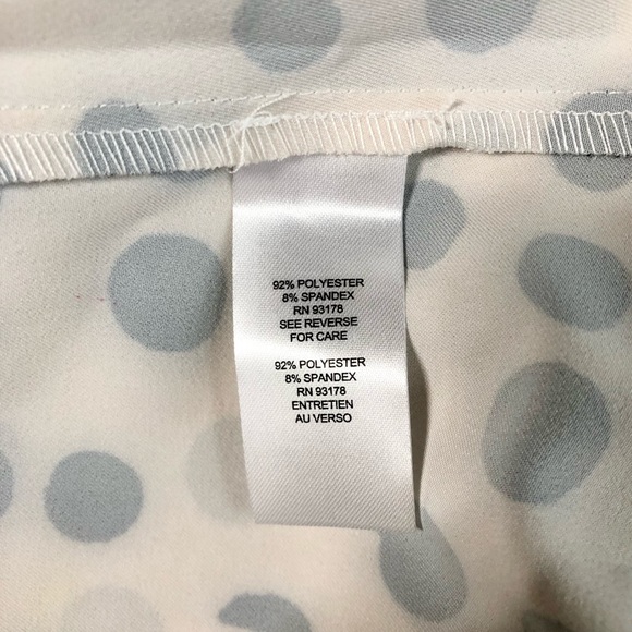 Tahari NWT Ink Dot Spotted Full Midi Skirt XL - Picture 7 of 8